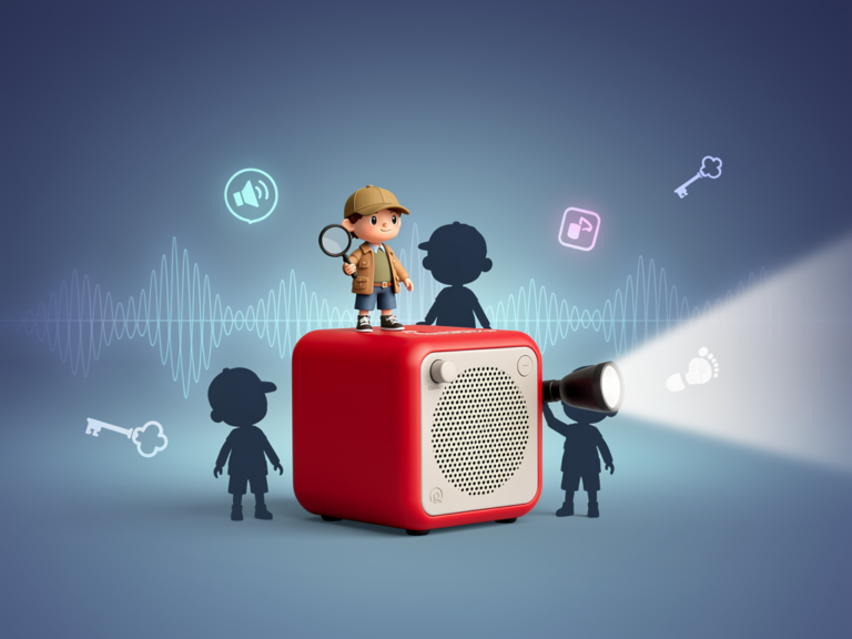 Die drei ??? Kids Toniebox mit kindgerechtem robustem Tonie für spannende Hörabenteuer