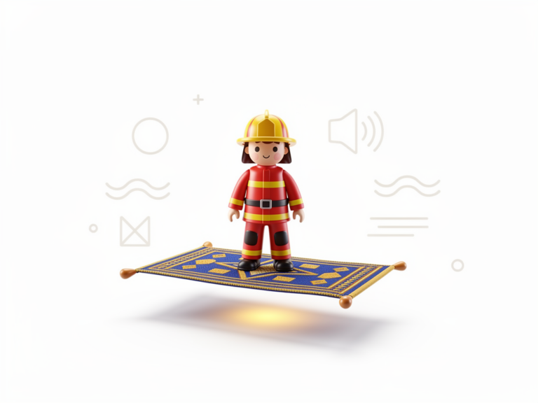 Feuerwehrmann Sam Tonie Der fliegende Teppich pädagogische Hörspielfigur für Kinder