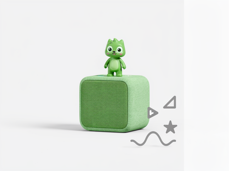 Kreativ Tonie Grün Hörfigur für individuelle Audiodateien und kinderfreundliche Bedienung
