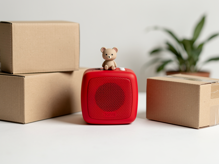 Preloved Toniebox Rot refurbished nachhaltig getestet als günstige Alternative zum Neukauf