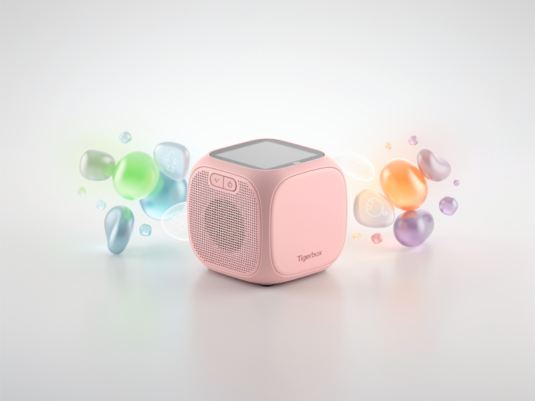 Tigerbox Touch Pink Kinder-Hörbox mit Touch-Display und kindgerechtem Design