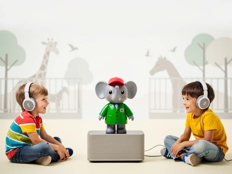 Tonie-Figur Benjamin Blümchen als Zoo-Wärter in Kinderhand spielerisch im Test