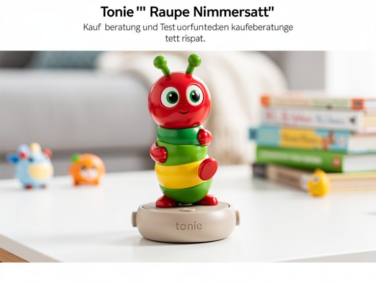 So schlägt sich die Tonie Raupe Nimmersatt Bewertung im Alltagstest Tonie-Figur Raupe Nimmersatt im Alltagstest mit kindgerechtem Design und Klangqualität
