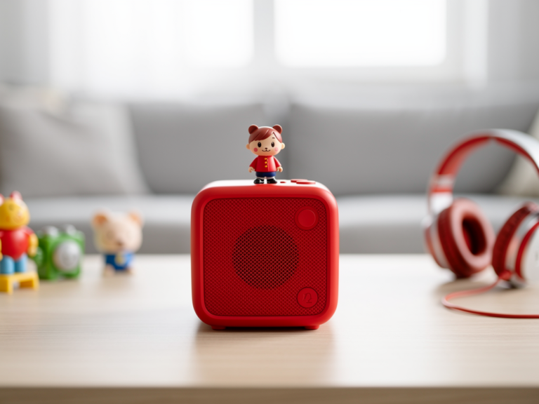 Toniebox 2 Rot Hörspielbox robustes Design verbesserter Klang und lange Akkulaufzeit