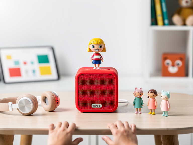 Toniebox mit Conni Wackelzahn Figur im ausführlichen Praxistest für Kinder