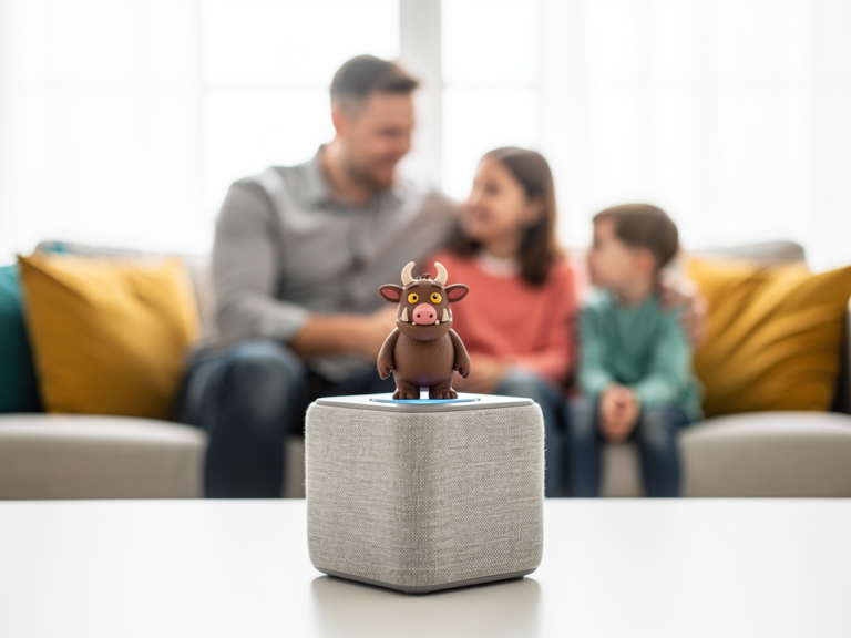 Toniebox Der Grüffelo Test kindersichere Hörfigur mit einfacher Bedienung im Familienalltag