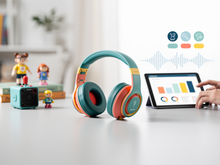 Toniebox Kopfhörer Limited Edition kindgerecht mit Lautstärkebegrenzung und robustem Design