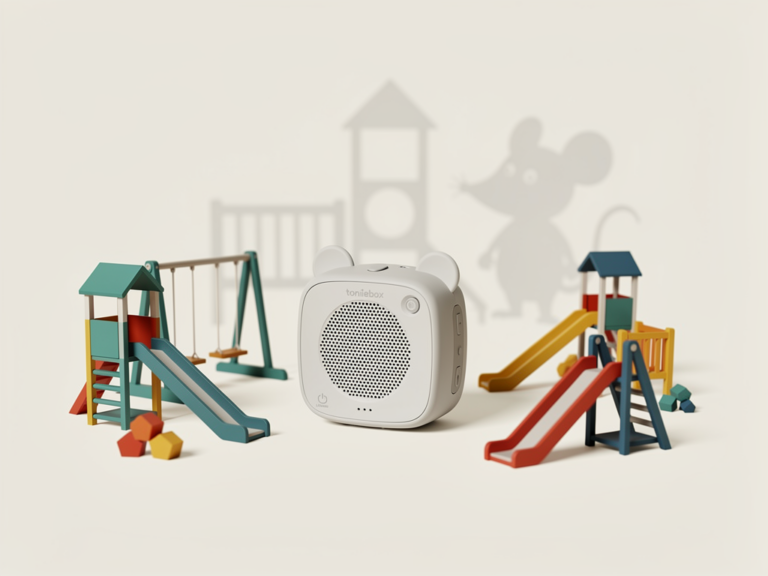 Toniebox mit Leo Lausemaus Spielplatz Hörfigur für kleine Entdecker im Kinderzimmer