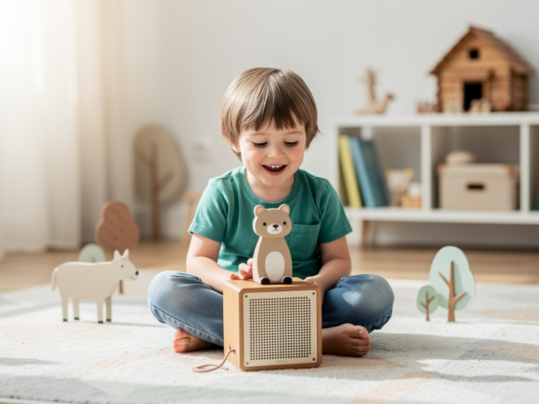 Tonies-Figur Michel Lönneberga mit Toniebox und Streiche Hörspielspaß
