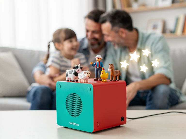 Toniebox Starterset Bauernhof mit kindgerechtem Design und robusten Materialien