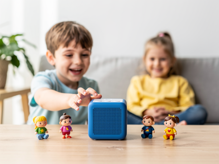 Toniebox Starterset Blau im Alltagstest mit kindgerechter Bedienung und robustem Design