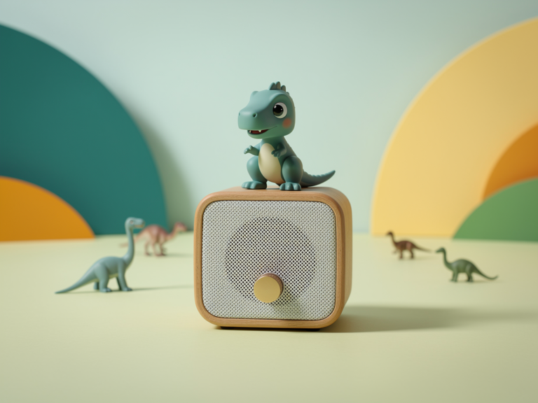 Toniebox Starterset Dinosaurier kindgerechte Bedienung mit spannendem Hörspielspaß für Kinder