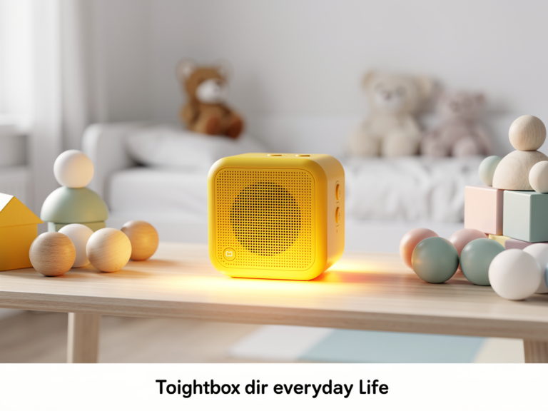 Toniebox Sunny in Gelb robust und kinderfreundlich im Kinderzimmer getestet