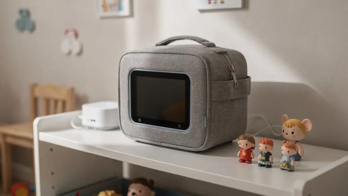 Toniebox 2 mit passender Schutzhülle und Zubehör im Kinderzimmer