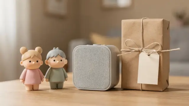 Toniebox-Geschenkset mit Figuren und Verpackung für eine Taufe