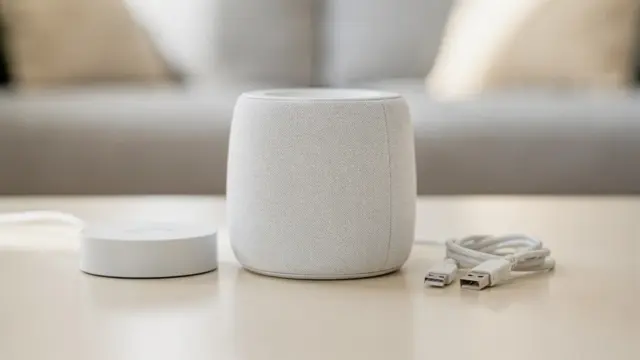 Toniebox neben Ladestation, Kabel und Kaufbeleg für eine Reklamation bei Defekt